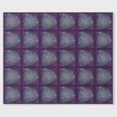 Blume des Lebens - Metatron Würfel - Universum Geschenkpapier (Flach)