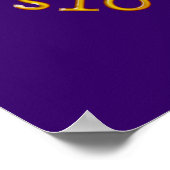 Blume des Lebens mit Lebensregeln Poster (Ecke)