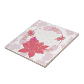 Blume des Lebens mit Lotus Fliese (Seite)