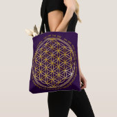 Blume des Lebens mit Moola Mantra Tasche (Von Nahem)