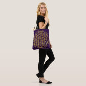 Blume des Lebens mit Moola Mantra Tasche (Am Model)