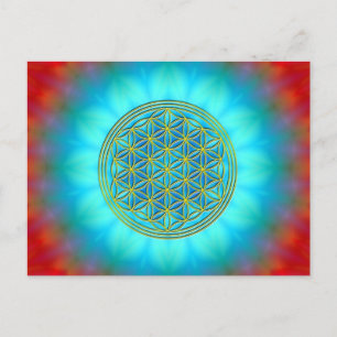 Blume des Lebens Motiv 11 Postkarte