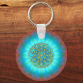Blume des Lebens Motiv 11 Schlüsselanhänger (Vorderseite)