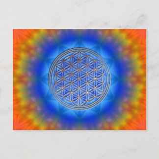 Blume des Lebens Motiv 14 Postkarte