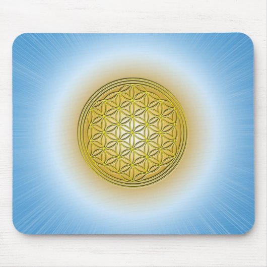 Blume des Lebens Mousepad (Vorne)