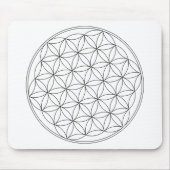 Blume des Lebens Mousepad (Vorne)