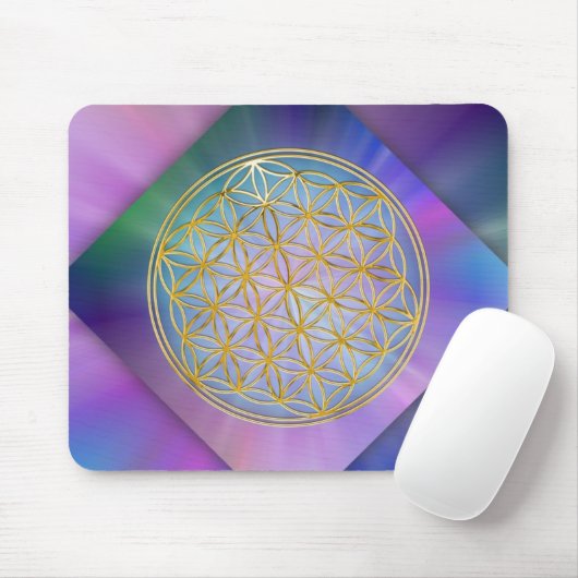 Blume Des Lebens Mousepad (Mit Mouse)