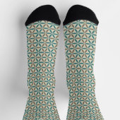 BLUME DES LEBENS - Muster der Briefmarke 1 Socken (Oben)