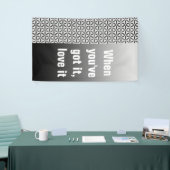 BLUME DES LEBENS - Muster der Briefmarke 5 Banner (Messeveranstaltung)