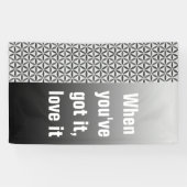 BLUME DES LEBENS - Muster der Briefmarke 5 Banner (Horizontal)