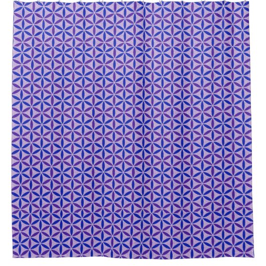Blume des Lebens - Muster der Briefmarke - BG 4 Duschvorhang (Vorderseite)