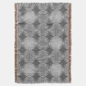 Blume des Lebens - Muster der Briefmarke - grau Decke (Vorderseite Vertikal)
