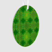 Blume des Lebens - Muster der Briefmarke - grün Ornament (Vorderseite)