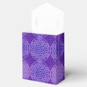 Blume des Lebens - Muster der Briefmarke - lila Geschenkschachtel (Geöffnet)