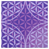Blume des Lebens - Muster der Briefmarke - lila Stoff (Muster)