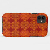 Blume des Lebens - Muster der Briefmarke - orange Case-Mate iPhone Hülle (Rückseite (Horizontal))