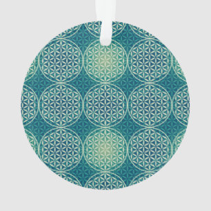 Blume des Lebens - Muster der Briefmarke - Zyanbla Ornament