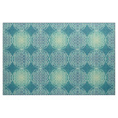 Blume des Lebens - Muster der Briefmarke - Zyanbla Stoff (Yard (91,4 cm))