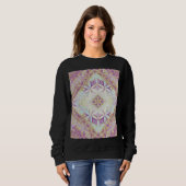 Blume des Lebens Muster Sweatshirt (Vorne ganz)