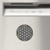 BLUME DES LEBENS MYSTISCHES SYMBOL MAGNET (In Situ (Geschirrspüler))