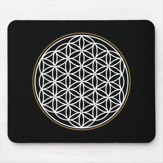 BLUME DES LEBENS MYSTISCHES SYMBOL MOUSEPAD (Vorne)
