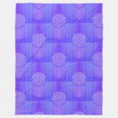 Blume des Lebens - nahtloses Muster Artikel 1 Fleecedecke (Vorderseite)