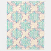 Blume des Lebens - nahtloses Muster Artikel 4 Fleecedecke (Vorderseite)