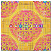 Blume des Lebens - nahtloses Muster - chakras Stoff (Muster)