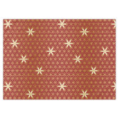 Blume des Lebens - nahtloses Muster - Gold Tischdecke (Vorderseite (Horizontal))