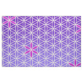 Blume des Lebens - nahtloses Muster - violett Stoff (Fat Quarter (45,7 x 55,9 cm))