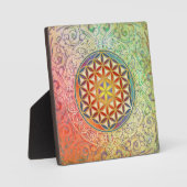 Blume des Lebens - Ornament I Fotoplatte (Vorderseite)