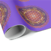 Blume des Lebens - Ornament I Geschenkpapier (Rolleneckpunkt)