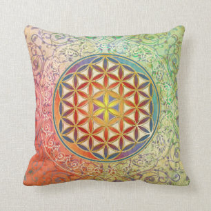 Blume des Lebens - Ornament I Kissen