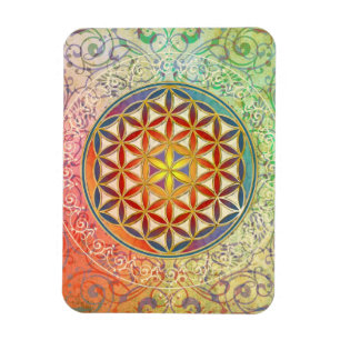 Blume des Lebens - Ornament I Magnet