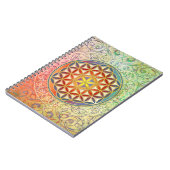 Blume des Lebens - Ornament I Notizblock (Linke Seite)