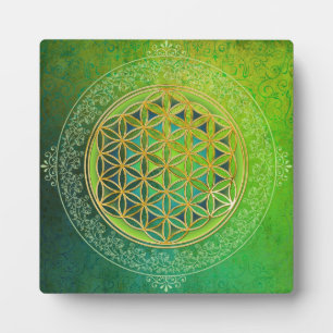 Blume des Lebens - Ornament II Fotoplatte