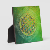 Blume des Lebens - Ornament II Fotoplatte (Vorderseite)