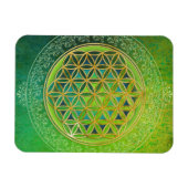 Blume des Lebens - Ornament II Magnet (Horizontal)