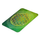 Blume des Lebens - Ornament II Magnet (Linke Seite)