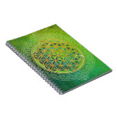 Blume des Lebens - Ornament II Notizblock (Rechte Seite)