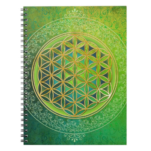 Blume des Lebens - Ornament II Notizblock (Vorderseite)