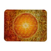 Blume des Lebens - Ornament III Magnet (Horizontal)
