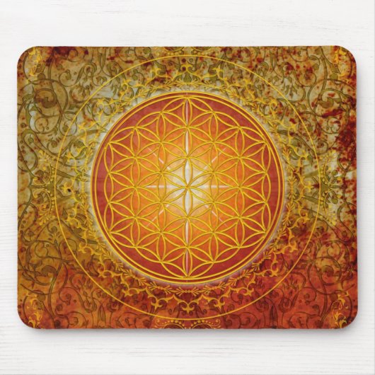 Blume des Lebens - Ornament III Mousepad (Vorne)