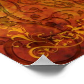 Blume des Lebens - Ornament III Poster (Ecke)