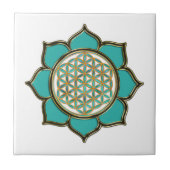 BLUME DES LEBENS - ÖSER LOTUS FLIESE (Vorderseite)