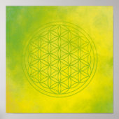 Blume des Lebens Poster (Vorne)