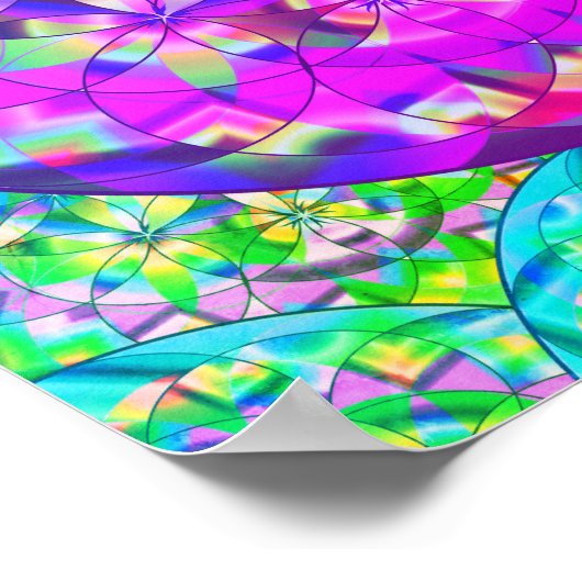 Blume des Lebens~ Poster (Ecke)