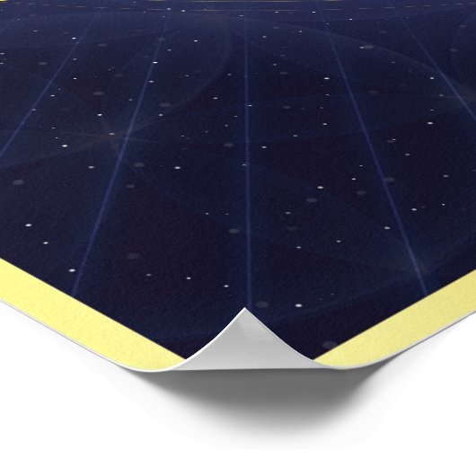 Blume des Lebens Poster (Ecke)