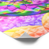 Blume des Lebens Poster (Ecke)