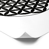 Blume des Lebens Poster der sanften Geometrie (Ecke)